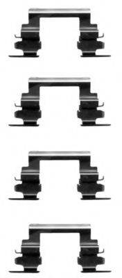 Комплектуючі, колодки дискового гальма