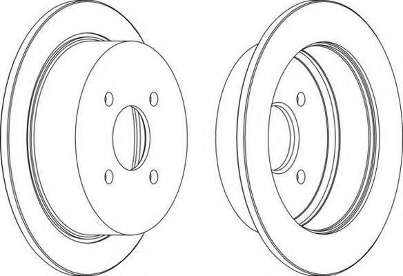 FERODO DDF4351 гальмівний диск