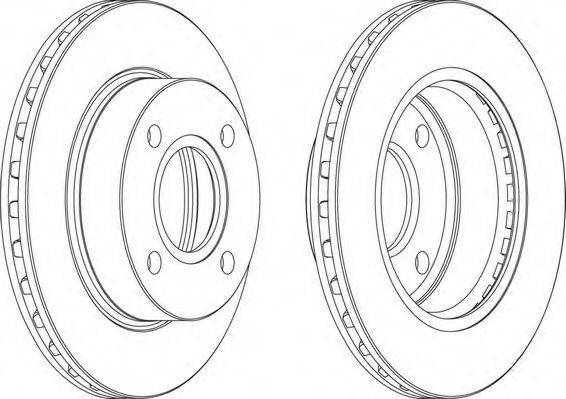FERODO DDF887 гальмівний диск